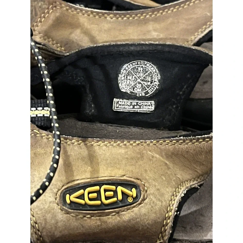 Men's Keen Hiking Sandals Size US 11‎ Brown Leather
